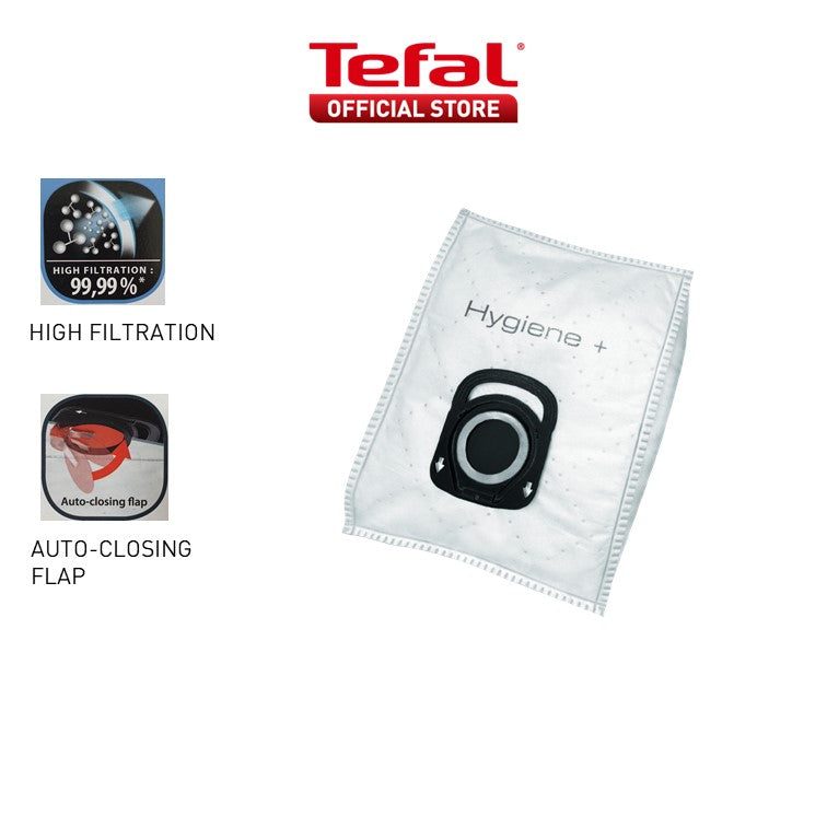 Tefal Vacuum Cleaner Hygiene Plus Bag For Silence Force 4A  x 4pcs ZR2005 ( 200g )