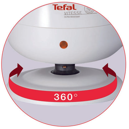 Tefal Vitesse Diamond Kettle 1.7L BF2731  water level gauge, auto off, 360 degrees rotational base, removable anti-scale filter