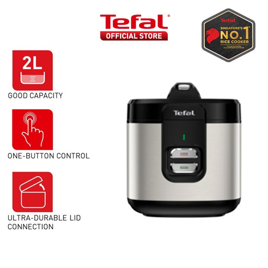 Tefal Mechanical Rice Cooker 2L RK364A  4-layer, Non-Stick Inner Pot, Lid-Heating Technology, One-button, 11 Cups