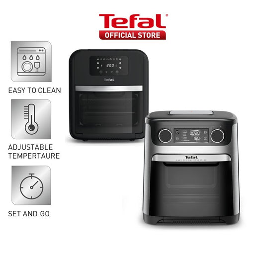 Tefal Easy Fry Healthy Air Fryer Oven & Grill w/7 Accessories 11L 9-in-1 FW5018  8 Programmes, 99% Less Fat, Rotisserie, Easy-to-Clean