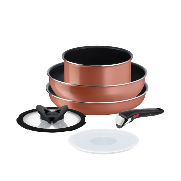 Tefal Ingenio XL Force Red Austral 3pc Set ( 26cm Frypan + 22cm Frypan + Ingenio Handle ) L16793