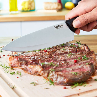 Tefal Fresh Kitchen 3pcs Set (Chef Knife 20cm + Santoku 12cm + Utility 12cm) K221S3