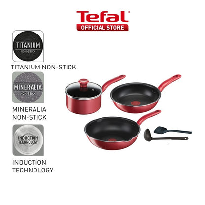 Tefal So Chef Range Cookware Set 2pcs/3pcs/4pcs/6pcs