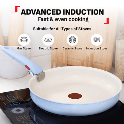 Tefal Ingenio Serenity Calm Blue 11pc Set L827SB