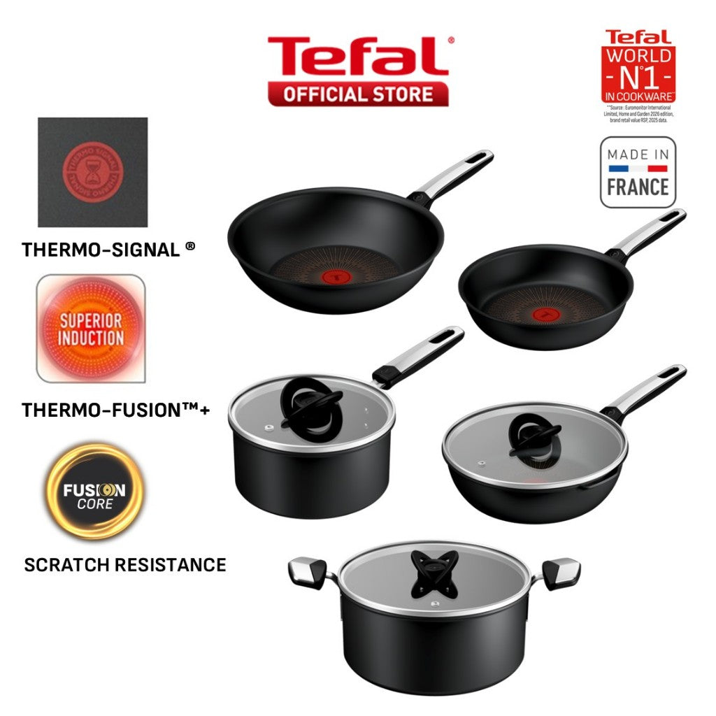(NEW) Tefal Excellence Fusion Cookware Range - Fry Pan/Wok Pan/Sauce Pan/Stew Pot/Deep Fry Pan