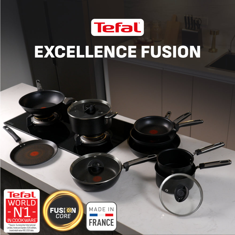 (NEW) Tefal Excellence Fusion Cookware Range - Fry Pan/Wok Pan/Sauce Pan/Stew Pot/Deep Fry Pan