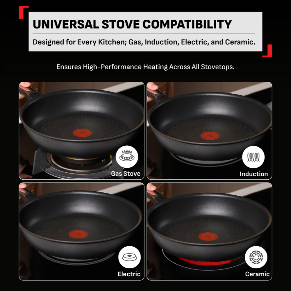 (NEW) Tefal Excellence Fusion Cookware Range - Fry Pan/Wok Pan/Sauce Pan/Stew Pot/Deep Fry Pan