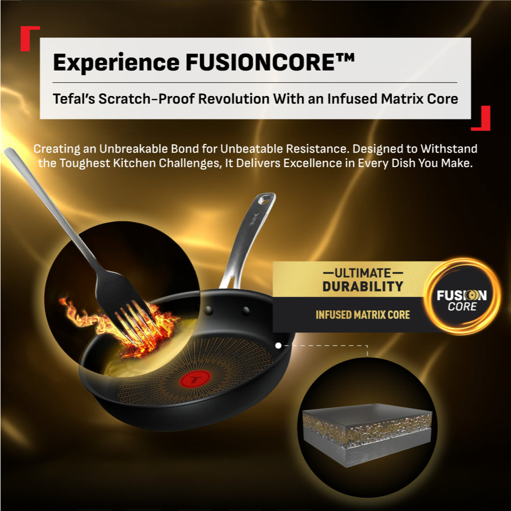 (NEW) Tefal Excellence Fusion Cookware Range - Fry Pan/Wok Pan/Sauce Pan/Stew Pot/Deep Fry Pan