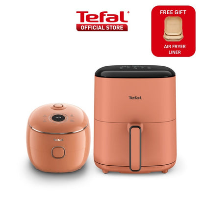 (NEW) Tefal Easy Fry POP 5L Air Fryer - 10 Programs, Mode Option, Adjustable Temperature, Touch Panel, Dishwasher-safe