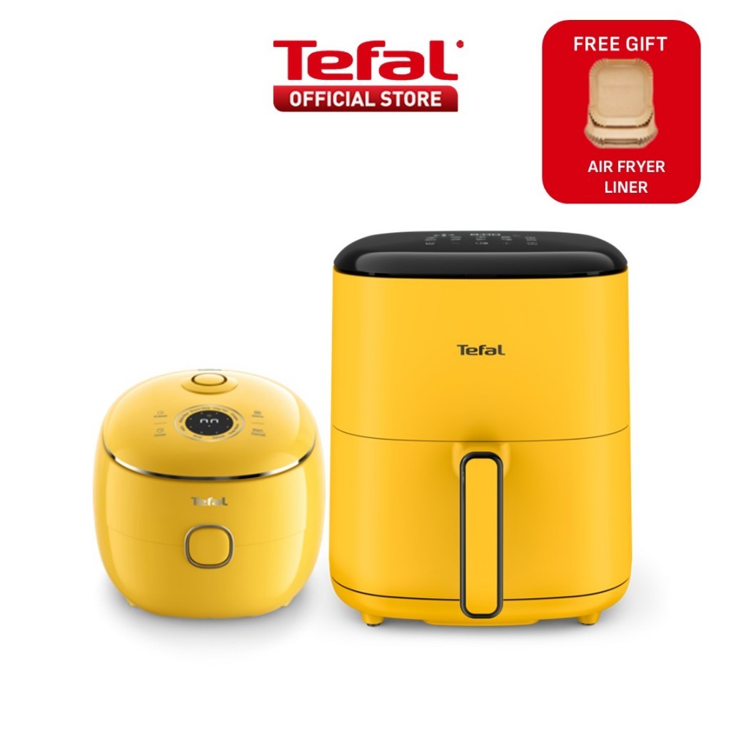(NEW) Tefal Easy Fry POP 5L Air Fryer - 10 Programs, Mode Option, Adjustable Temperature, Touch Panel, Dishwasher-safe