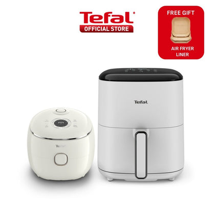 (NEW) Tefal Easy Fry POP 5L Air Fryer - 10 Programs, Mode Option, Adjustable Temperature, Touch Panel, Dishwasher-safe