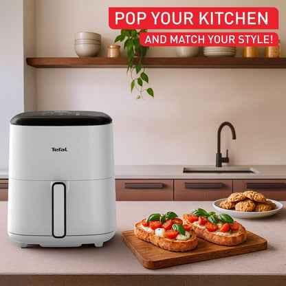 (NEW) Tefal Easy Fry POP 5L Air Fryer - 10 Programs, Mode Option, Adjustable Temperature, Touch Panel, Dishwasher-safe