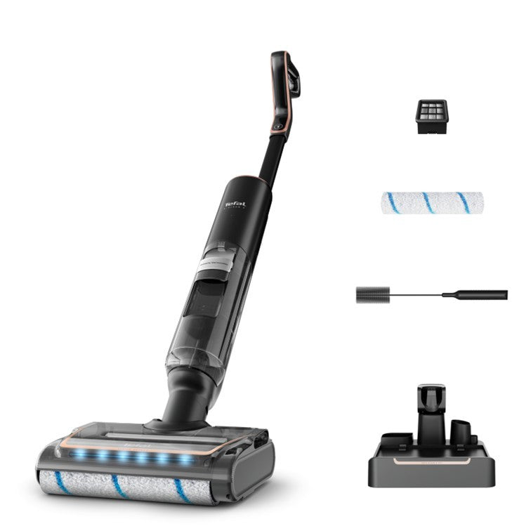 Tefal X-Clean 7 Wet & Dry Handstick GF5736 – 2-in-1 Vacuum & Wash, 180 Lay-Flat, Self-Clean + Hot Air Dry, Powerful 250W