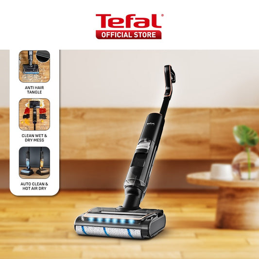 Tefal X-Clean 7 Wet & Dry Handstick GF5736 – 2-in-1 Vacuum & Wash, 180 Lay-Flat, Self-Clean + Hot Air Dry, Powerful 250W