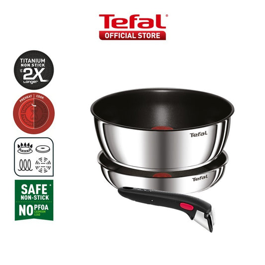 Tefal Ingenio Edition 3pc Set (Fry Pan 22cm +Deep Fry Pan 24cm) L89793