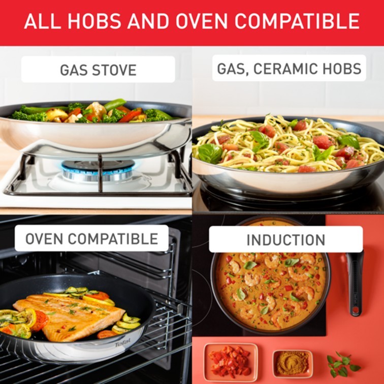 Tefal Ingenio Edition 3pc Set (Fry Pan 22cm +Deep Fry Pan 24cm) L89793