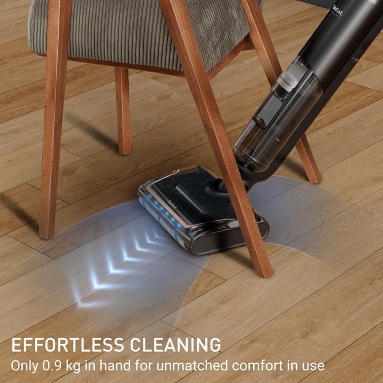 Tefal X-Clean 7 Wet & Dry Handstick GF5736 – 2-in-1 Vacuum & Wash, 180 Lay-Flat, Self-Clean + Hot Air Dry, Powerful 250W