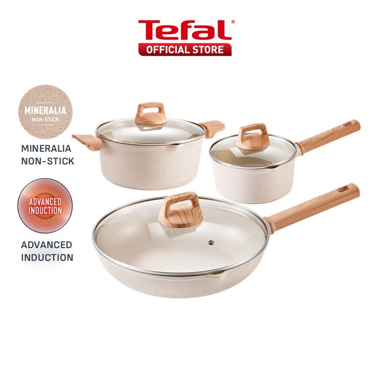 Tefal Cristalia Plus Deep Fry Pan 26cm / Saucepan 16cm / Stew Pot 20cm / Wok Pan 30cm