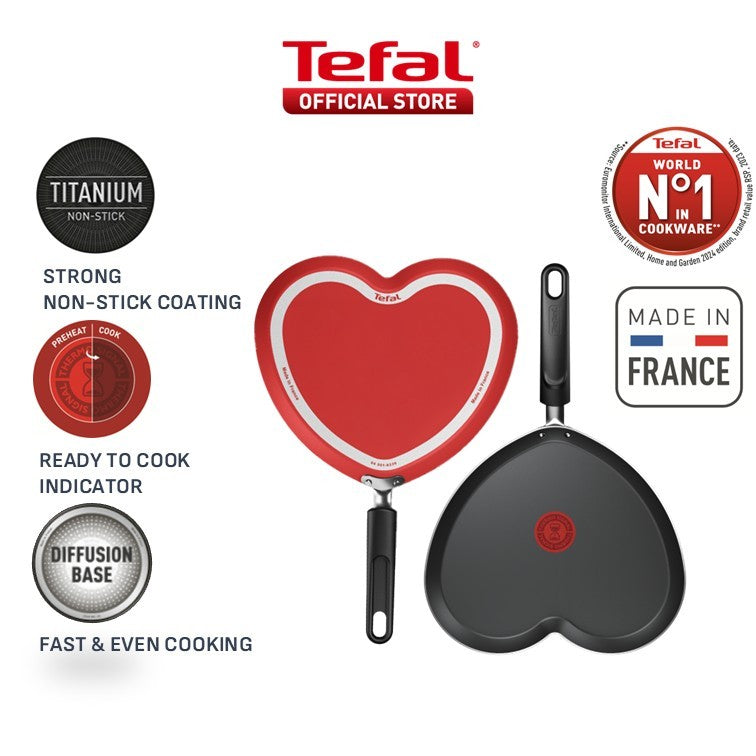 Tefal Heart Pancake Pan 25cm B01410