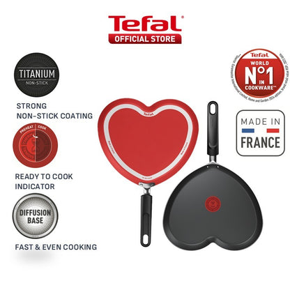 Tefal Heart Pancake Pan 25cm B01410