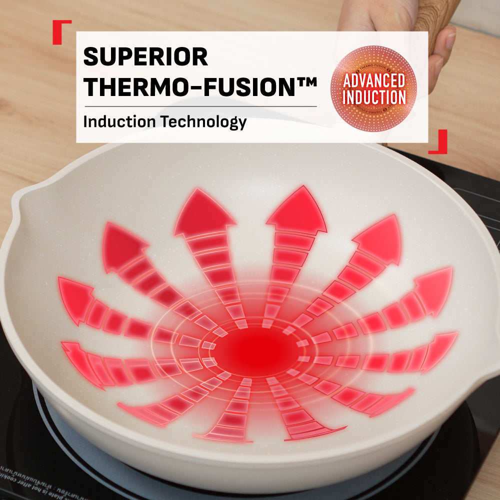 Tefal Cristalia Plus Deep Fry Pan 26cm / Saucepan 16cm / Stew Pot 20cm / Wok Pan 30cm