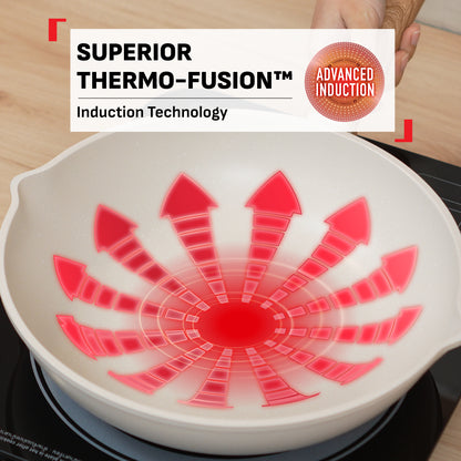 Tefal Cristalia Plus Deep Fry Pan 26cm / Saucepan 16cm / Stew Pot 20cm / Wok Pan 30cm