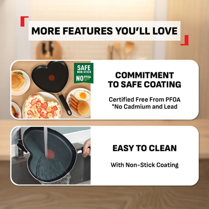 Tefal Heart Pancake Pan 25cm B01410