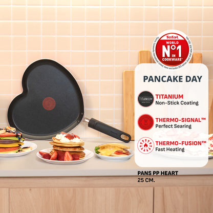 Tefal Heart Pancake Pan 25cm B01410