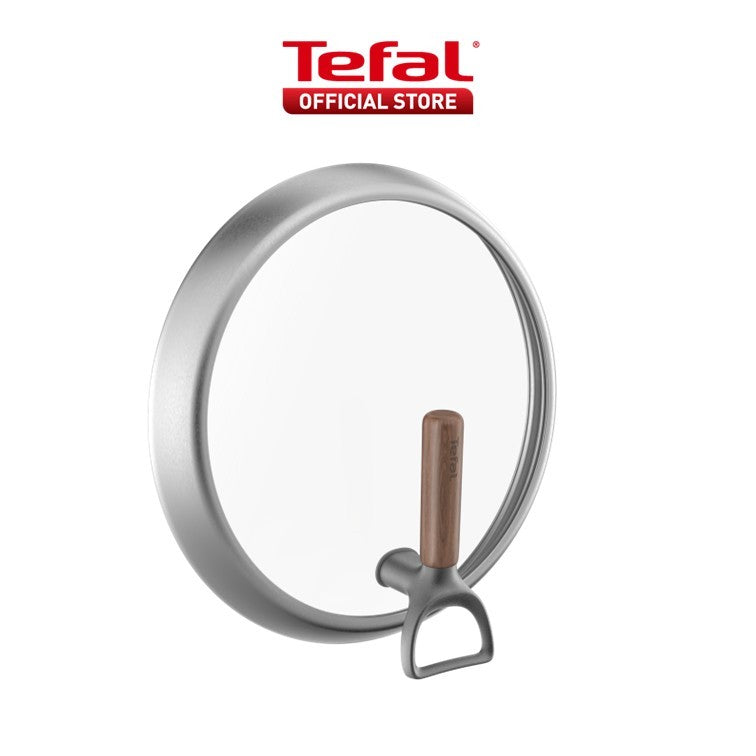 Tefal Tradition Pro Induction Wok Pan 30cm with Standing Lid  G62184 - Iron, Aluminium, Rust Free, Metal Utensil Scratch