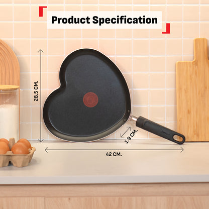 Tefal Heart Pancake Pan 25cm B01410