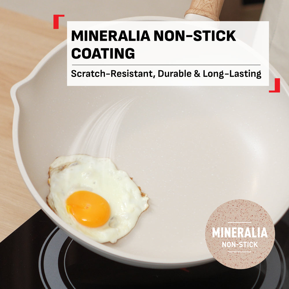 Tefal Cristalia Plus Deep Fry Pan 26cm / Saucepan 16cm / Stew Pot 20cm / Wok Pan 30cm