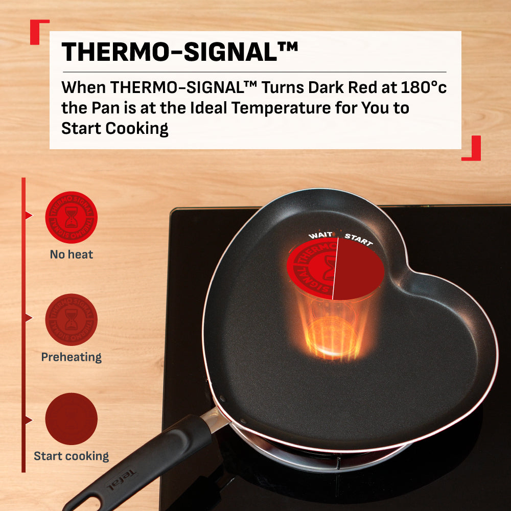 Tefal Heart Pancake Pan 25cm B01410