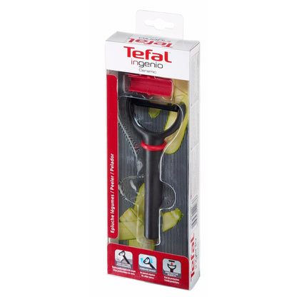 Tefal Ingenio Ceramic Y Long-Lasting Cutting Performance Peeler  15cm K15220