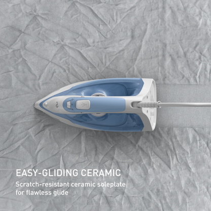 Tefal Virtuo 30 Steam Iron FV2C41 – Quick & Easy, Powerful 2000 Watts, Steam Boost 120g/min (FV1721 available)